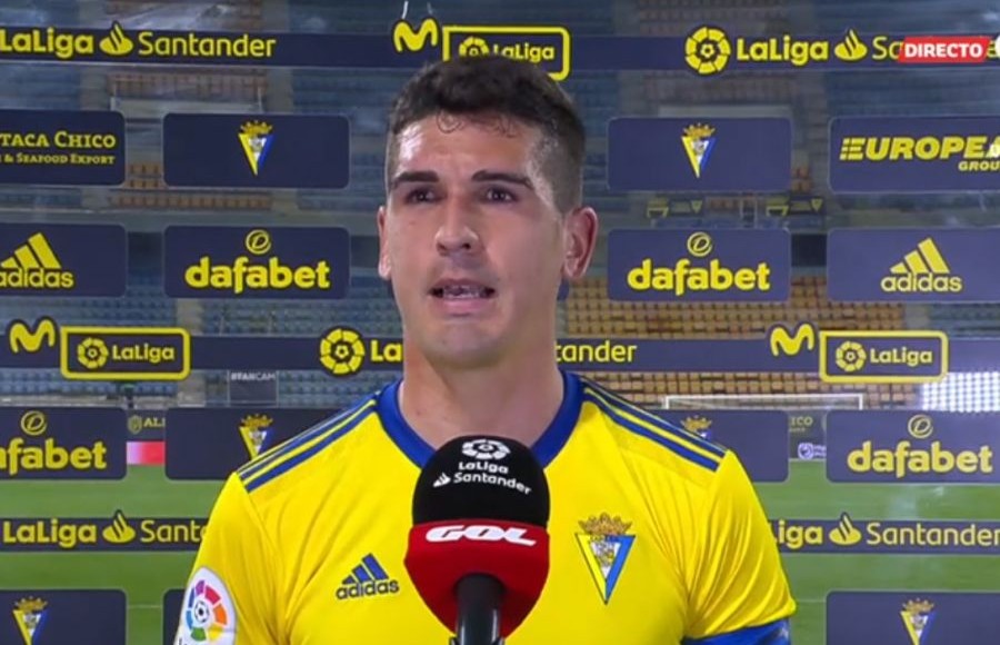 Jon Ander Garrido tras el Cádiz 0-4 Athletic