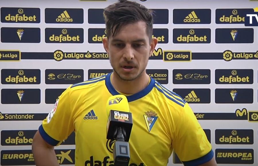 Marcos Mauro en sus declaraciones tras el Cádiz CF 0-1 Real Betis