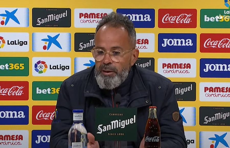 Álvaro Cervera en la rueda de prensa posterior al Villarreal 2-1 Cádiz