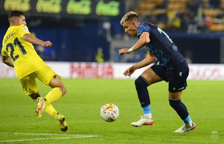 Iván Alejo en el Villarreal Cádiz de ida