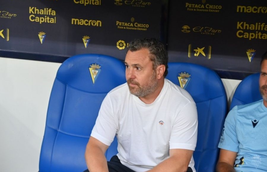 Sergio González en el encuentro ante el Athletic Club en el Nuevo Mirandilla