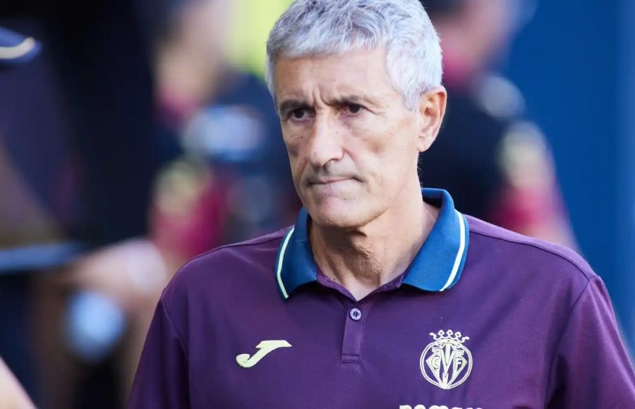 Quique Setién temporada durante la pasada temporada