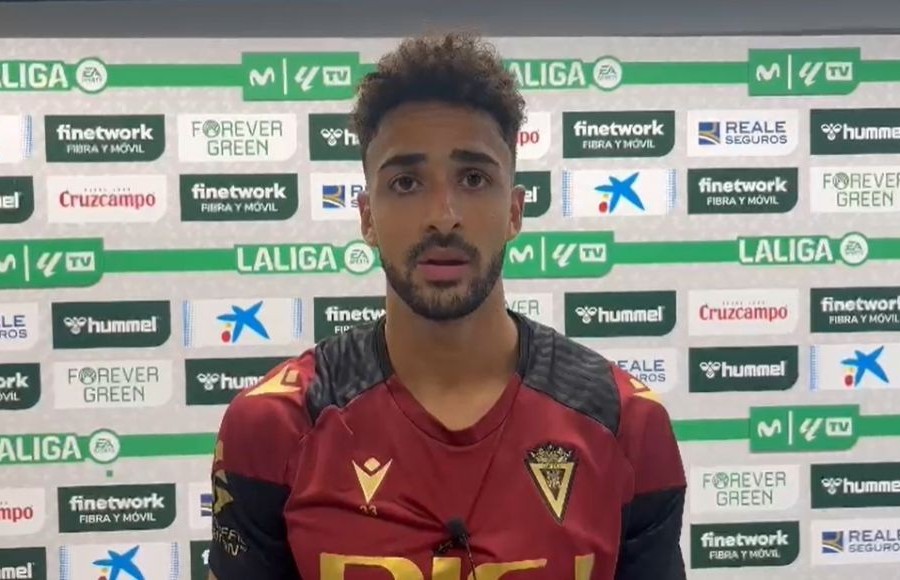 Chris Ramos tras el encuentro ante el Real Betis