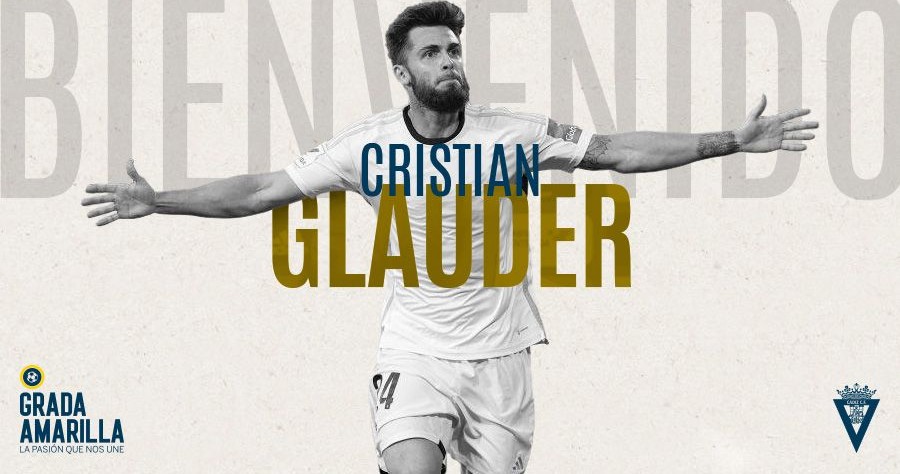 Antonio Cristian Glauder nuevo fichaje del Cádiz CF