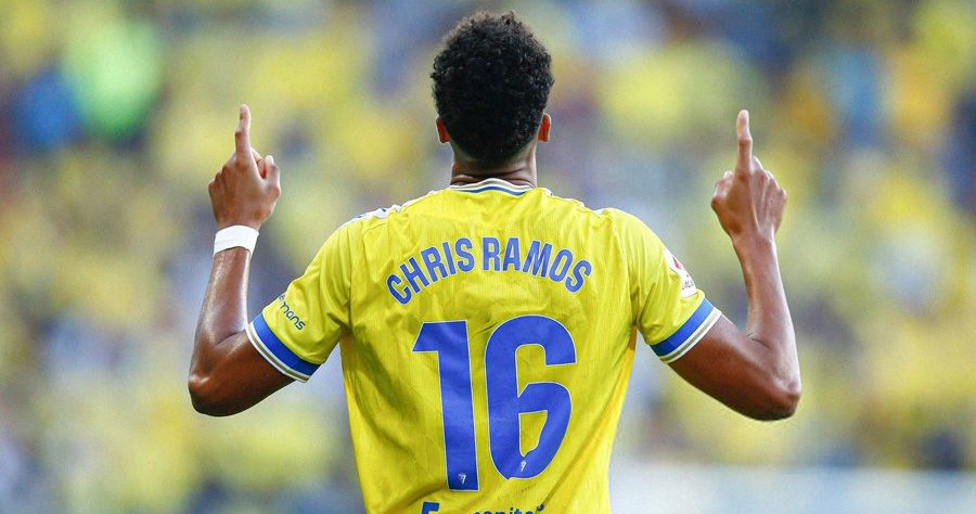 Chris Ramos celebrano un tanto la pasada temporada