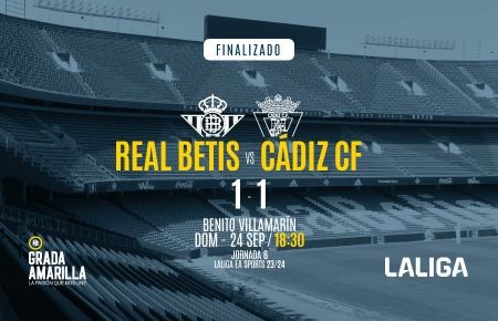 Así te hemos contado el Real Betis - Cádiz CF